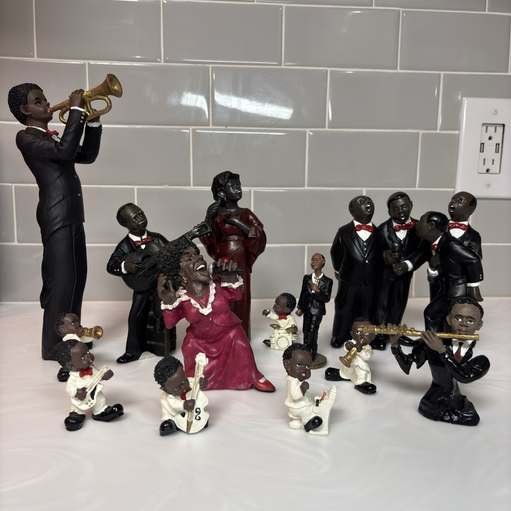 All That Jazz Parastone Enesco Figurines Band & Mix Figurine Lot Vintage